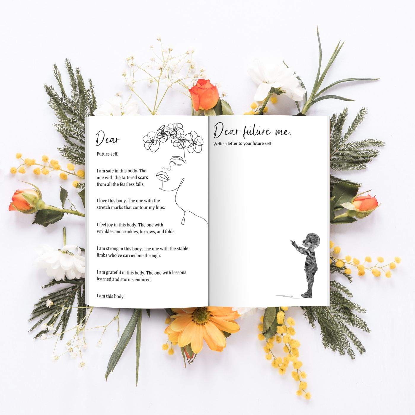 Dear Future Me letter spread